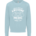 This Is What an Awesome Medic Looks Like Mens Sweatshirt Jumper Light Blue