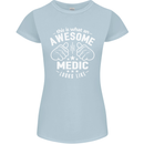 This Is What an Awesome Medic Looks Like Womens Petite Cut T-Shirt Light Blue