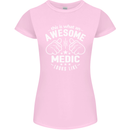 This Is What an Awesome Medic Looks Like Womens Petite Cut T-Shirt Light Pink