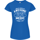 This Is What an Awesome Medic Looks Like Womens Petite Cut T-Shirt Royal Blue