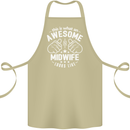 This Is What an Awesome Midwife Looks Like Cotton Apron 100% Organic Khaki