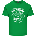 This Is What an Awesome Midwife Looks Like Mens Cotton T-Shirt Tee Top Irish Green