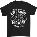 This Is What an Awesome Midwife Looks Like Mens T-Shirt Cotton Gildan Black
