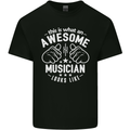 This Is What an Awesome Musician Looks Like Mens Cotton T-Shirt Tee Top Black