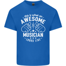 This Is What an Awesome Musician Looks Like Mens Cotton T-Shirt Tee Top Royal Blue