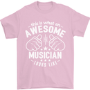 This Is What an Awesome Musician Looks Like Mens T-Shirt Cotton Gildan Light Pink