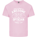 This Is What an Awesome Optician Looks Like Mens Cotton T-Shirt Tee Top Light Pink