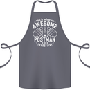 This Is What an Awesome Postman Looks Like Cotton Apron 100% Organic Steel