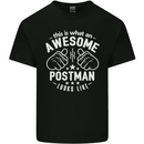 This Is What an Awesome Postman Looks Like Mens Cotton T-Shirt Tee Top Black