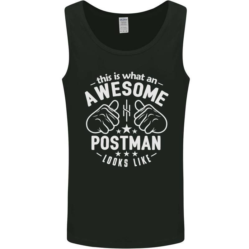 This Is What an Awesome Postman Looks Like Mens Vest Tank Top Black
