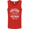 This Is What an Awesome Postman Looks Like Mens Vest Tank Top Red