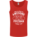 This Is What an Awesome Postman Looks Like Mens Vest Tank Top Red