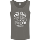 This Is What an Awesome Roofer Looks Like Mens Vest Tank Top Charcoal