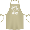 This Is What an Awesome Singer Looks Like Cotton Apron 100% Organic Khaki