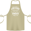 This Is What an Awesome Singer Looks Like Cotton Apron 100% Organic Khaki