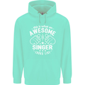This Is What an Awesome Singer Looks Like Mens 80% Cotton Hoodie Peppermint