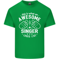 This Is What an Awesome Singer Looks Like Mens Cotton T-Shirt Tee Top Irish Green