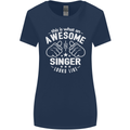This Is What an Awesome Singer Looks Like Womens Wider Cut T-Shirt Navy Blue