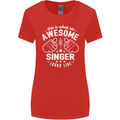 This Is What an Awesome Singer Looks Like Womens Wider Cut T-Shirt Red