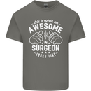 This Is What an Awesome Surgeon Looks Like Mens Cotton T-Shirt Tee Top Charcoal