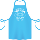 This Is What an Awesome Tailor Looks Like Cotton Apron 100% Organic Turquoise