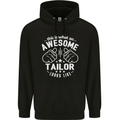This Is What an Awesome Tailor Looks Like Mens 80% Cotton Hoodie Black