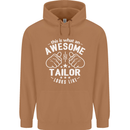 This Is What an Awesome Tailor Looks Like Mens 80% Cotton Hoodie Caramel Latte