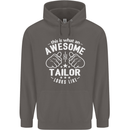 This Is What an Awesome Tailor Looks Like Mens 80% Cotton Hoodie Charcoal