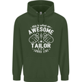 This Is What an Awesome Tailor Looks Like Mens 80% Cotton Hoodie Forest Green