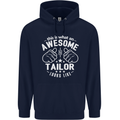 This Is What an Awesome Tailor Looks Like Mens 80% Cotton Hoodie Navy Blue