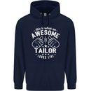 This Is What an Awesome Tailor Looks Like Mens 80% Cotton Hoodie Navy Blue