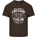 This Is What an Awesome Tailor Looks Like Mens Cotton T-Shirt Tee Top Dark Chocolate