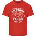 This Is What an Awesome Tailor Looks Like Mens Cotton T-Shirt Tee Top Red