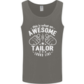 This Is What an Awesome Tailor Looks Like Mens Vest Tank Top Charcoal
