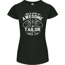 This Is What an Awesome Tailor Looks Like Womens Petite Cut T-Shirt Black