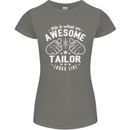 This Is What an Awesome Tailor Looks Like Womens Petite Cut T-Shirt Charcoal