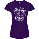 This Is What an Awesome Tailor Looks Like Womens Petite Cut T-Shirt Purple