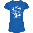 This Is What an Awesome Tailor Looks Like Womens Petite Cut T-Shirt Royal Blue