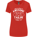 This Is What an Awesome Tailor Looks Like Womens Wider Cut T-Shirt Red