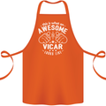 This Is What an Awesome Vicar Looks Like Cotton Apron 100% Organic Orange