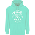 This Is What an Awesome Vicar Looks Like Mens 80% Cotton Hoodie Peppermint