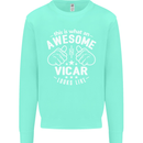 This Is What an Awesome Vicar Looks Like Mens Sweatshirt Jumper Peppermint