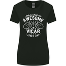This Is What an Awesome Vicar Looks Like Womens Wider Cut T-Shirt Black