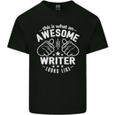 This Is What an Awesome Writer Looks Like Mens Cotton T-Shirt Tee Top Black