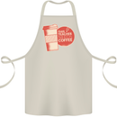 This Teacher Needs Coffee Funny Teaching Cotton Apron 100% Organic Natural