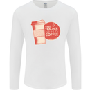 This Teacher Needs Coffee Funny Teaching Mens Long Sleeve T-Shirt White