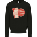 This Teacher Needs Coffee Funny Teaching Mens Sweatshirt Jumper Black