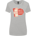 This Teacher Needs Coffee Funny Teaching Womens Wider Cut T-Shirt Sports Grey