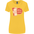 This Teacher Needs Coffee Funny Teaching Womens Wider Cut T-Shirt Yellow