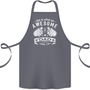 This is What an Awesome Dad Looks Like Cotton Apron 100% Organic Steel